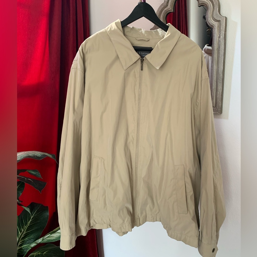 EUC Croft & Barrow Bomber Jacket In A Timeless Beige Hue Size XXL